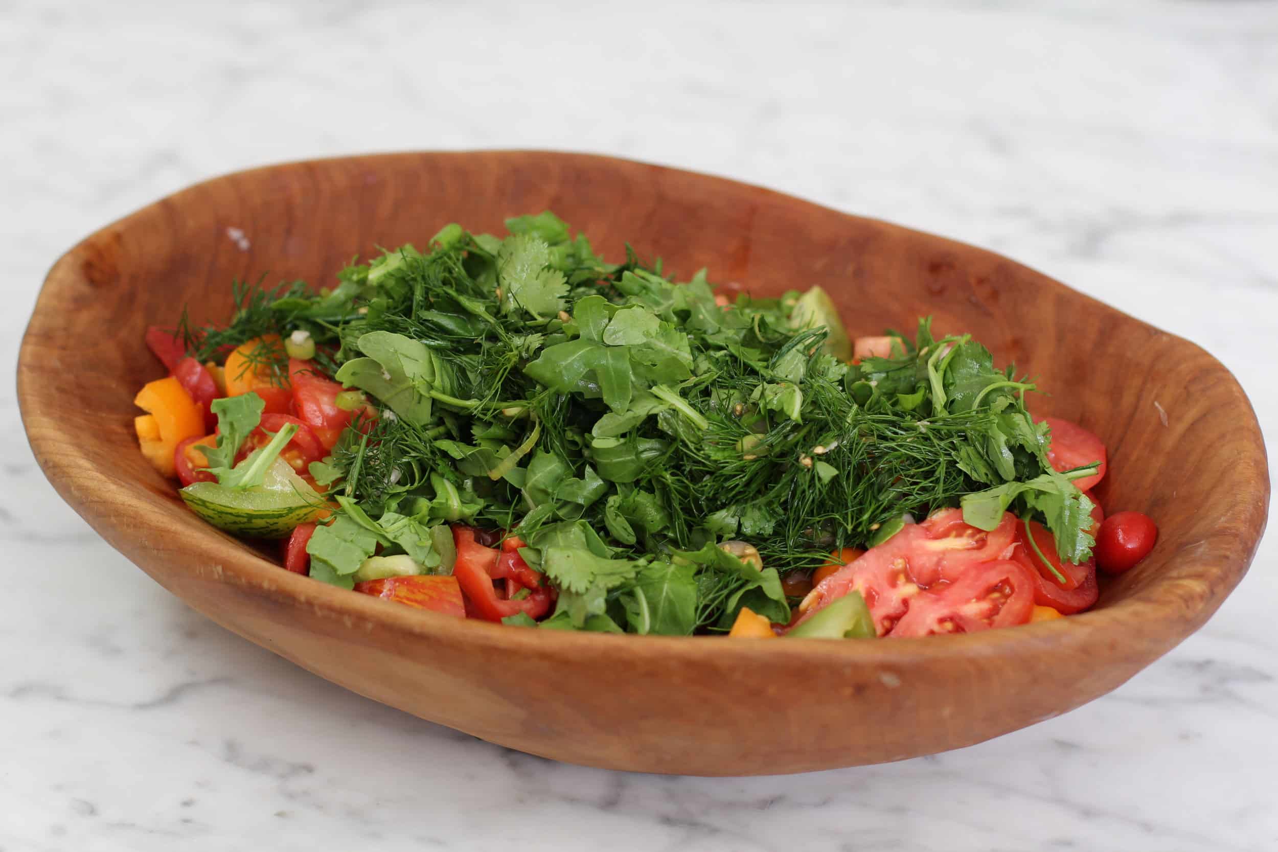 Summer Tomato and Herb Salad