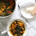 Pumpkin, Cavolo Nero and White Bean Soup